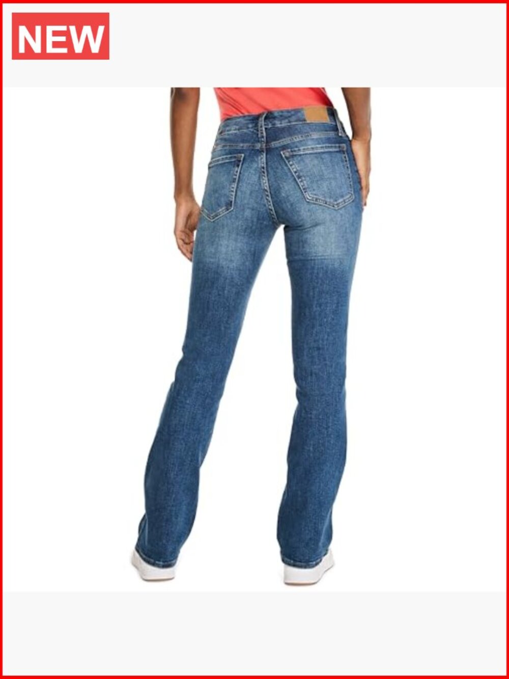 Comfort Stretch Denim Mid Rise Bootcut Jean - Picture 4 of 5